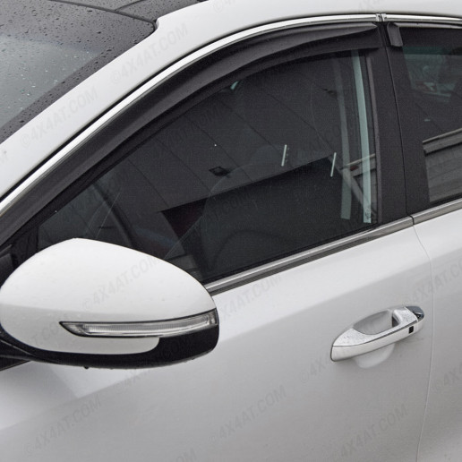 Kia Sportage 2016 Full Set Of Wind Deflectors with Chrome Strip