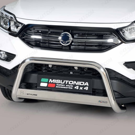 63mm A-Bar Stainless Steel for SsangYong Musso 2018-