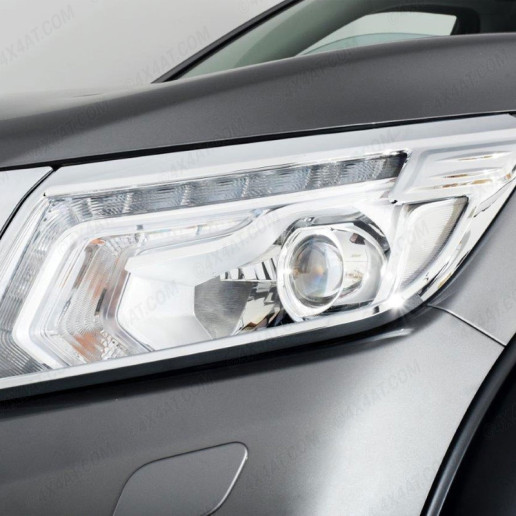 Nissan Navara NP300 2016-2021 Chrome Headlight Covers