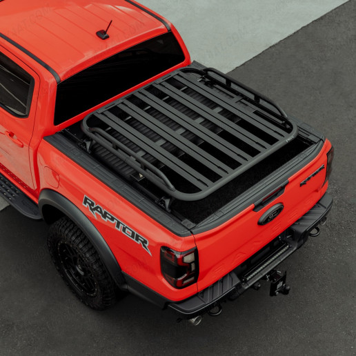 Ford Ranger Predator Platform Rack For Roll Top Covers - With Side Rail Type