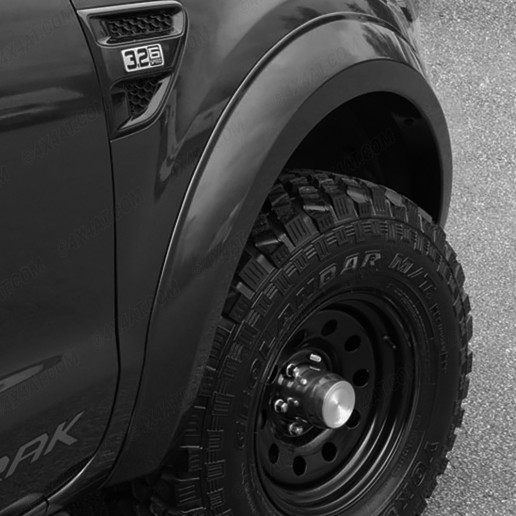 Ford Ranger 2012-2016 70mm Wheel Arches - Panther Black