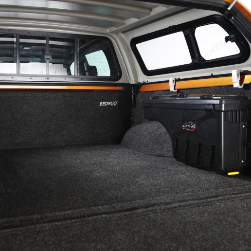 Ford Ranger double cab with leisure canopy, swing case and Bed Rug liner
