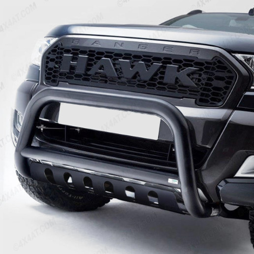 Ford Ranger 2019 Onwards Black Front Bar with axle plate