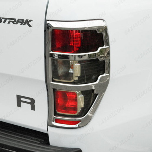 New Ford Ranger 2019 On Chrome Rear Light Covers