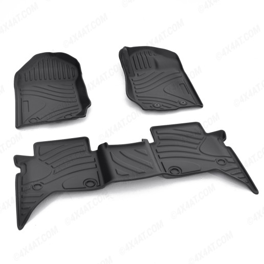 Tray style floor mats for Double Cab Ford Ranger