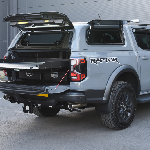 Ford Ranger Raptor 2023- Aeroklas Lift-Up E-Tronic Canopy in Various Colours