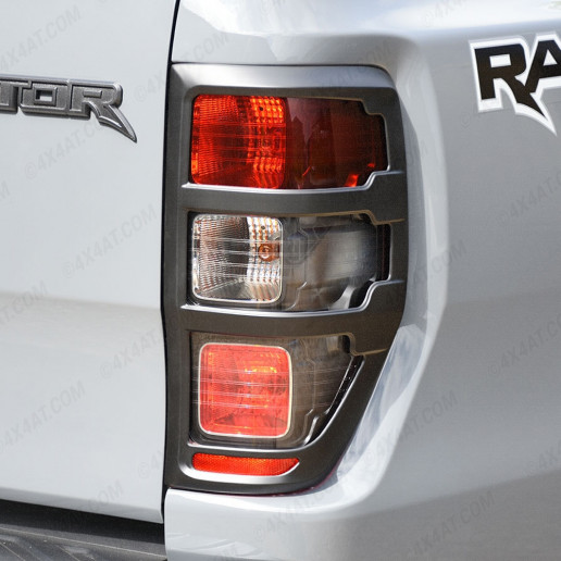 Rear Light Surrounds in Black for Ford Ranger Raptor