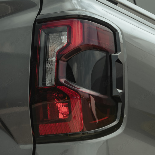 Gloss Black Tail Light Covers for Ford Ranger Raptor 2023-