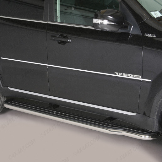 50mm Side Steps for the SsangYong Rexton 13 Onwards