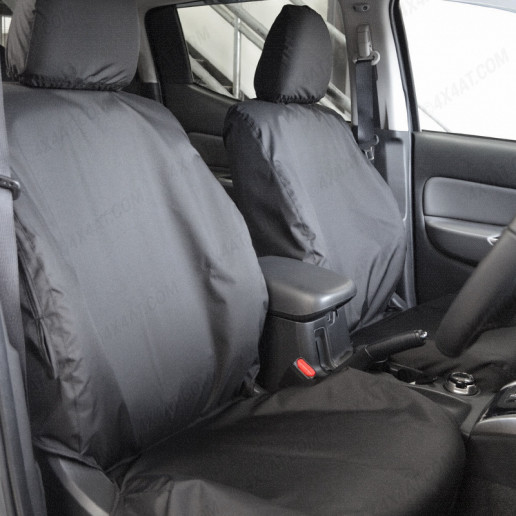Fiat Fullback Tailored Waterproof Seat Covers Front View