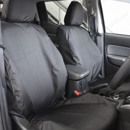 Front pair of seat covers for the Mitsubishi L200