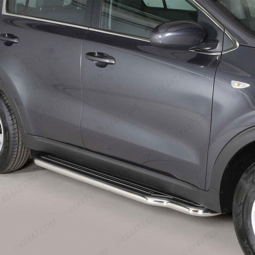 50mm Side Steps Stainless Steel for Kia Sportage 2016-