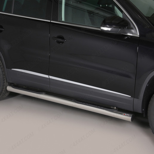 Oval Side Bars for VW Tiguan 2012 to 2016