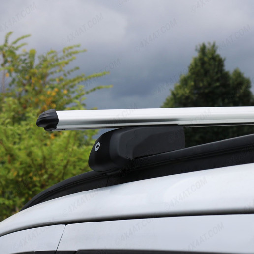 Audi A6 Avant Estate Silver Cross Bars for Roof Rails