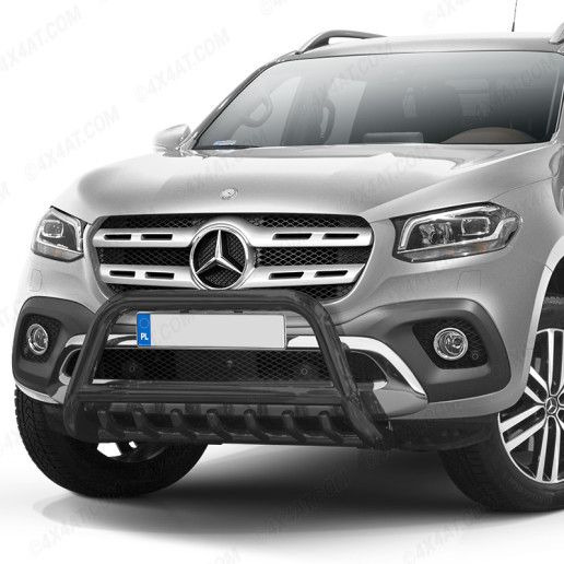 Black A-Bar With Axle Bars for Mercedes X-Class