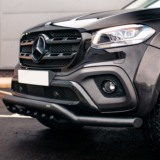 Spoiler Bar With Axle Bars In Black for Mercedes X-Class