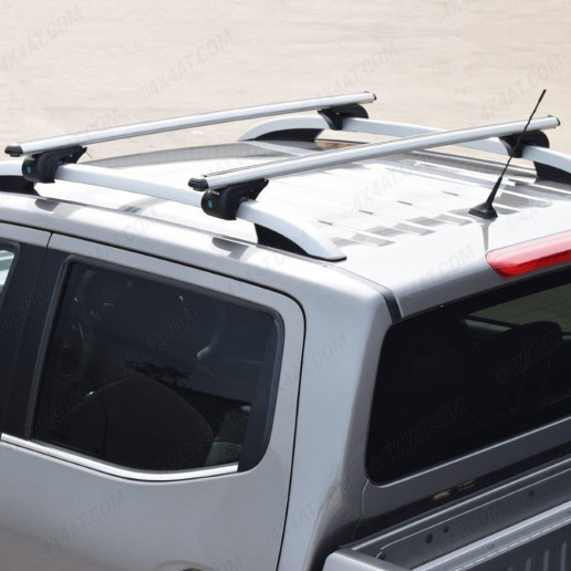 Mercedes X-Class Cross Bars for Roof Rails in Silver