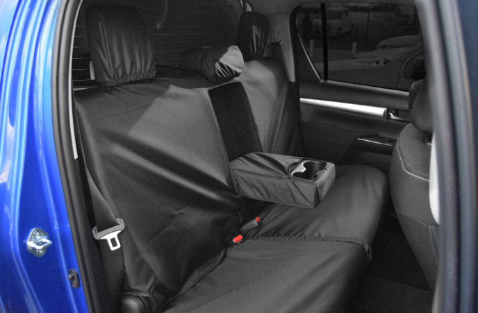 Toyota Hilux Tailored Waterproof Rear Seat Covers