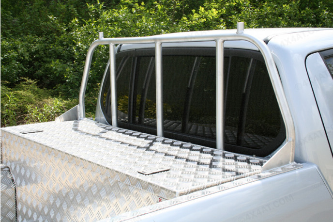 Aluminium Ladder Rack Window Guard For Toyota Hilux 1998 Onwards