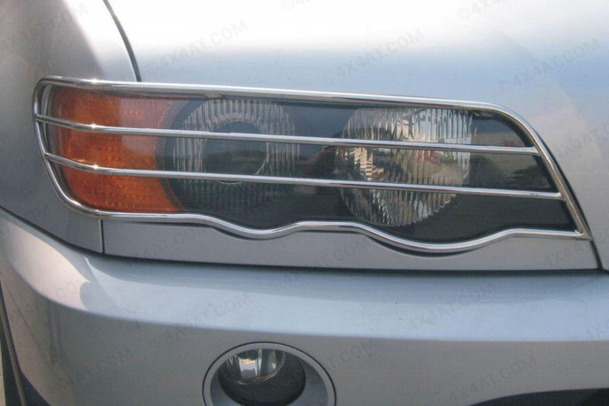 BMW X5 2000-2005 Stainless Steel Light Guards