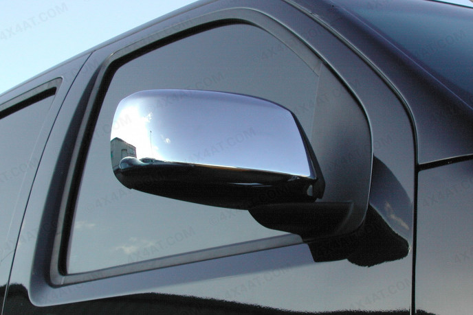 Nissan Navara D40 Detailing - Stainless Steel Mirror Covers