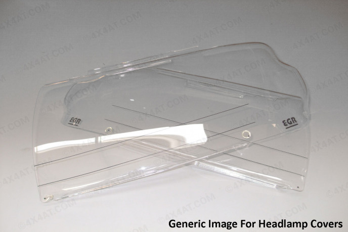 Mercedes Ml Mk3 -09 Clear Acrylic Head Lamp Guard Covers