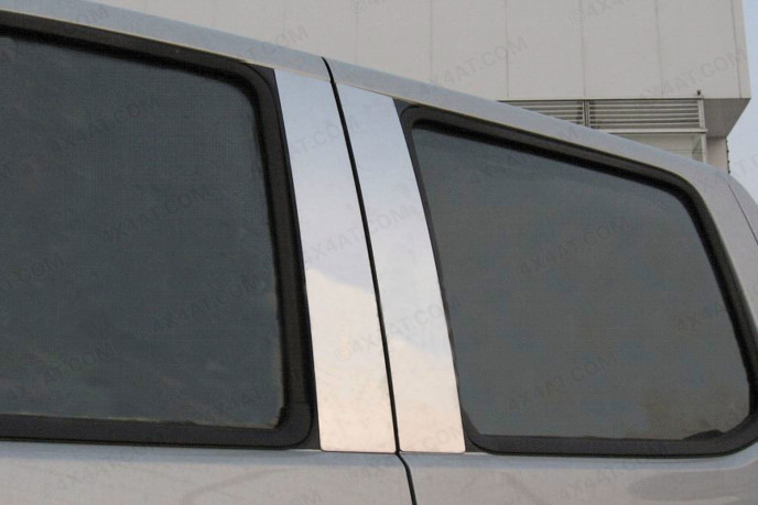 Ford Ranger 2006-2012 Stainless Steel Door Pillar Styling Trim
