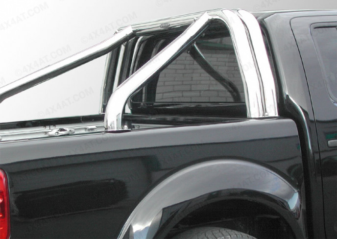 Stainless Steel Double Hoop Sports Roll Bar for L200 / D40 / Hilux
