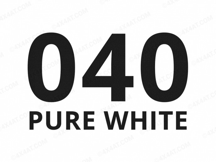 040 Pure White
