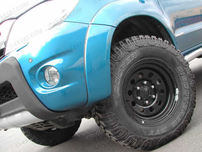 16x7 Black Modular Steel Wheel for Mitsubishi L200 6x139 ET+0