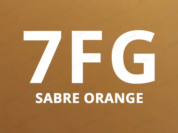 7FG Sabre Orange 2019 Ford Ranger