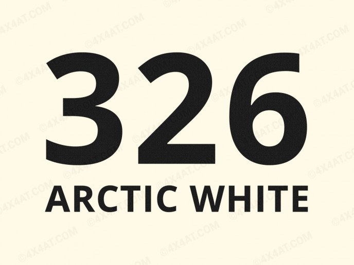 326 Arctic White