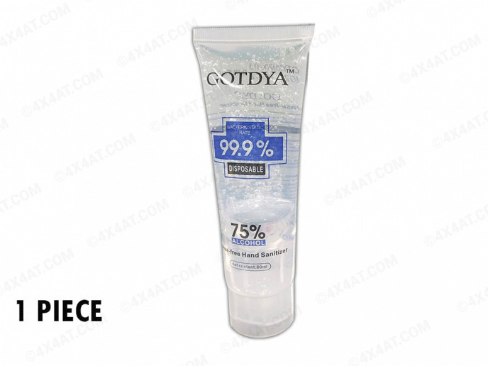 hand gel 80ml, 75% alcohol content