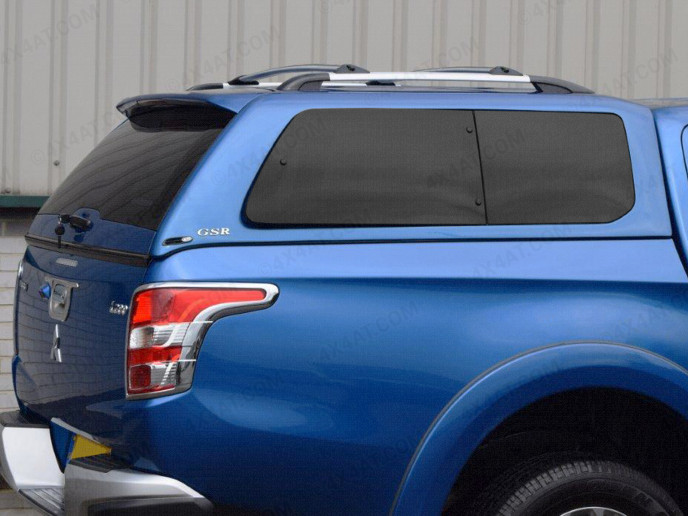 Alpha GSR truck top canopy fitted to a Mitsubishi L200
