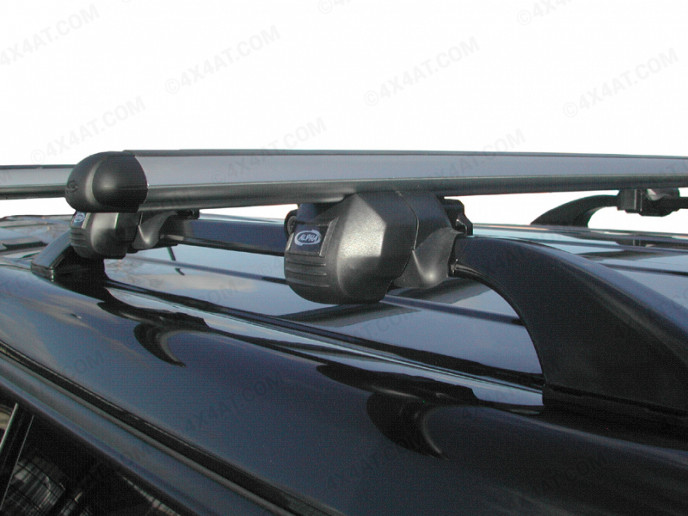 Close-up view of the VW Amarok 2011-2020 Hardtop Cross Bars