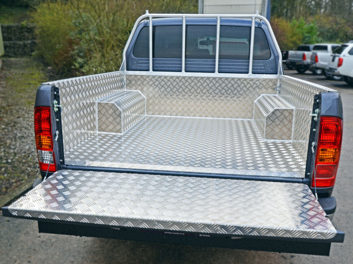 Toyota Hilux 16 Double Cab Samson Chequer Pickup Load Bed Liner