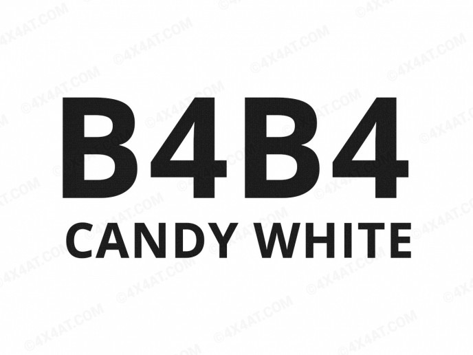 B4B4 Candy White