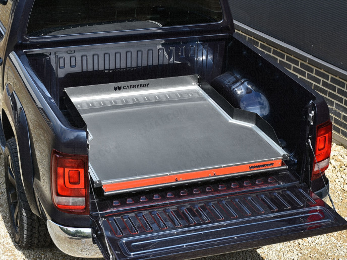 VW Amarok 2011-2020 Full-Width Load Bed Slide - Rhino Deck Finish