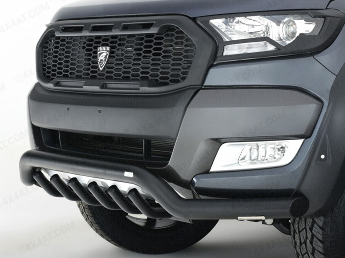 Ford Ranger 2012 on Spoiler Bar with Axle Bars in Black