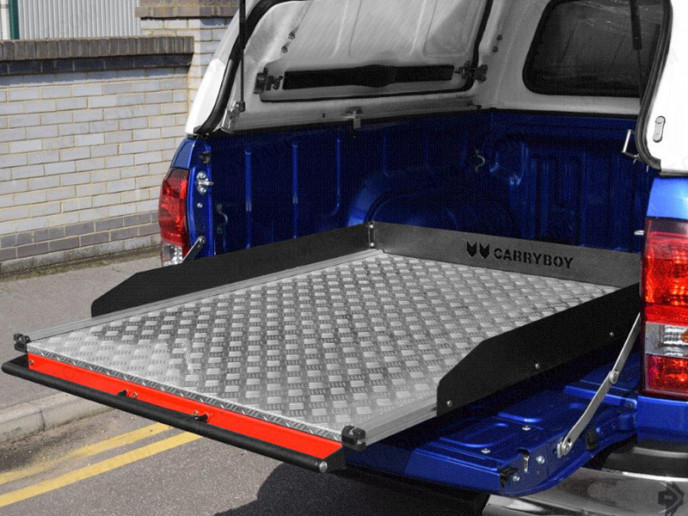 Chequer Plate Heavy duty Sliding Bed tray for Toyota Hilux 2016