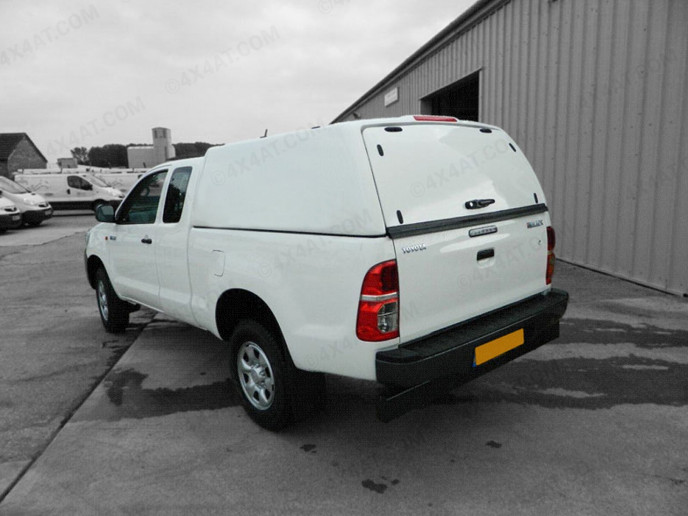 Toyota Hilux Carryboy Tradesman Truck Top With Glass Rear Door in White 040
