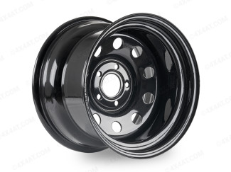 15X10 Landrover Black Modular Steel Wheel 5X165