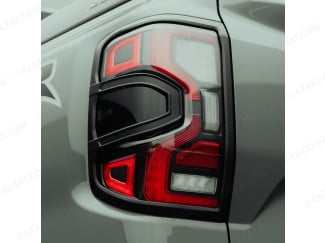 Ford Ranger 2023- Front Light Guards in Matt or Gloss Black Finish