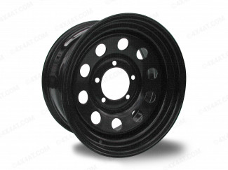 15x7 Daihatsu Fourtrak Black Modular Steel Wheel 5x139 ET-7