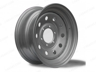 16x7 Nissan Navara D22 & D23 Silver Modular Steel Wheel 6x139