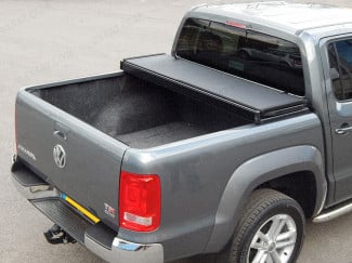 VW Amarok 2011-2020 Heavy Duty Tri-Folding Tonneau Cover - displayed open