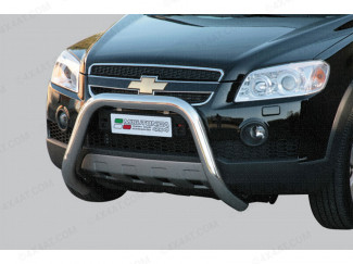 Chevrolet Captiva A-Frame Bull Bar Stainless Steel 3Inch Mach Eu Approved