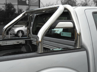 Single Hoop Horizontally Supported Sports Bar For Nissan D40 Navara Double Cab