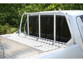 Alloy ladder rack window guard for Isuzu Dmax 2012 on