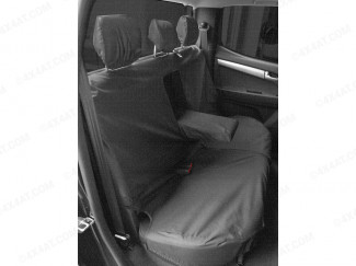 Rear seat cover for the Isuzu Dmax